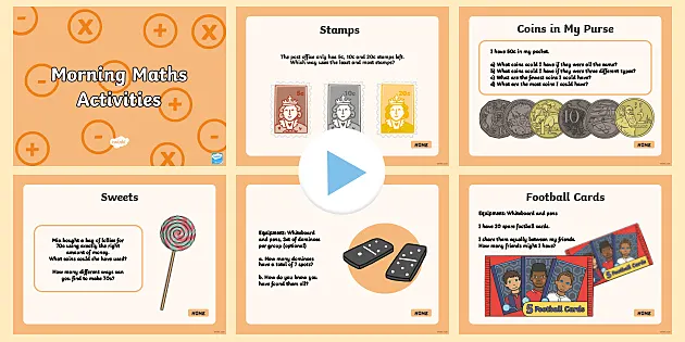 Maths Starter Of The Day Activities Powerpoint F 2