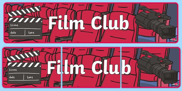 FREE! - Film Club Banner (profesor hizo) - Twinkl