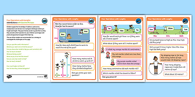 👉 White Rose Maths Supporting Y2 Four Operations with Lengths