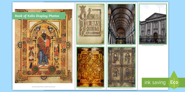 Book Of Kells Display Flashcards (teacher Made) - Twinkl