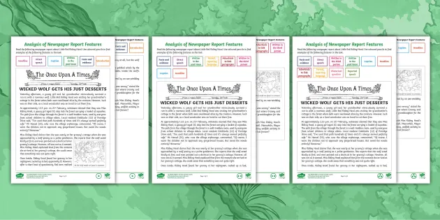 You've Got to Be Kidding Me! Newspaper Article Worksheet ...