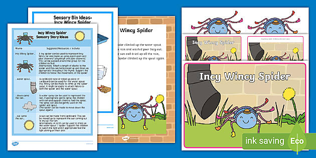 Incy Wincy Spider Song  FREE Video Song, Lyrics & Activities