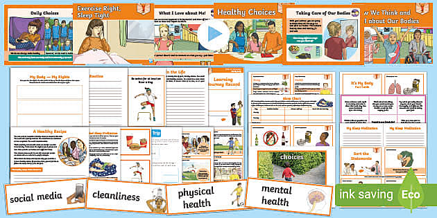 PSHE and Citizenship UKS2 It's My Body Unit Pack