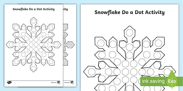 Why this Free Printable Snowflake Activity Will Build Fine Motor