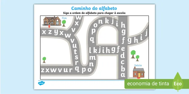 Iniciais alfabetp - Recursos de ensino