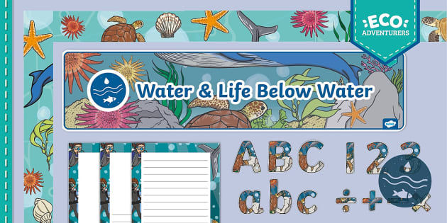 Kindergarten Water & Life Below Water: Display Pack