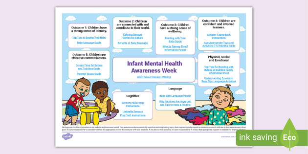 Infant Mental Health Awareness Week Topic Planner - Twinkl