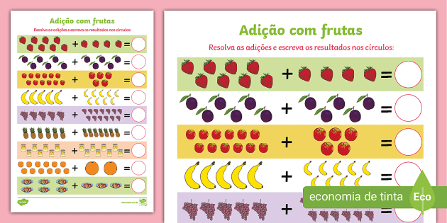 Atividades de Matemática para o 1º ano – Adição até 30