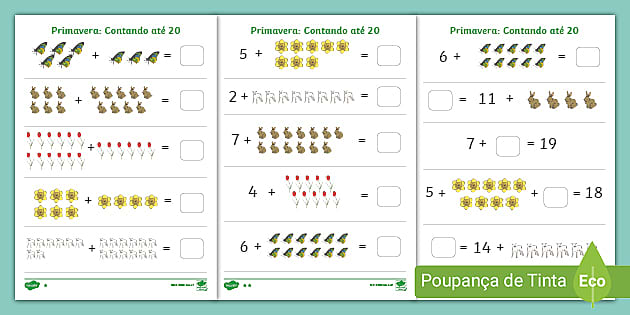 Atividades de Adição para o 1º Ano – Twinkl - Twinkl