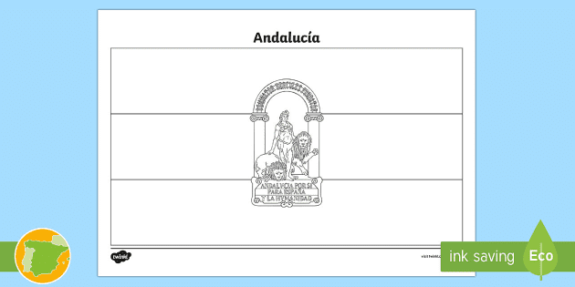 Adhesivo Bandera de Andalucía