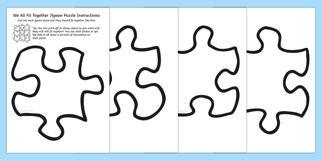 A4 Blank Jigsaw Puzzle 30 Piece Make Your Own Childrens Craft Colour 