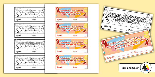 i-am-proud-to-be-drug-free-pledge-cards-teacher-made