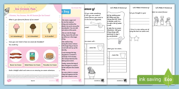 Ice Cream Science Experiment - Rapid Freeze STEM Activity