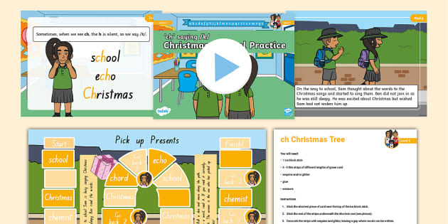 Phonics: Level 5: Week 10: Lesson 1 'ch' saying /k/ and /sh/