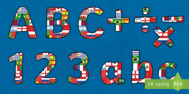 Banderas del mundo con nombre - Twinkl wiki - Twinkl