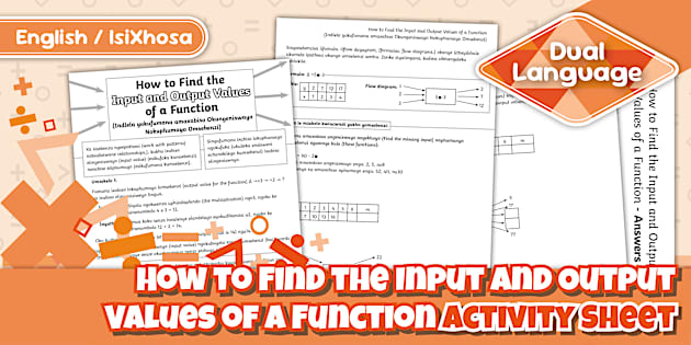 - lab 07 -functions objective solving exercises from ... Grade 7 - Term 2 - How to Find the Input and Output Values of a ...