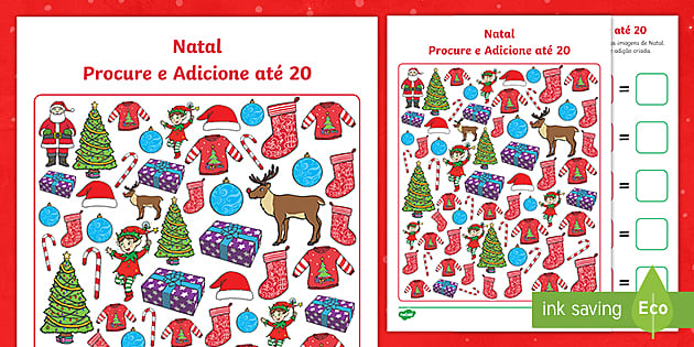 FREE! - Desenhos de Natal – Atividades de Colorir - Twinkl