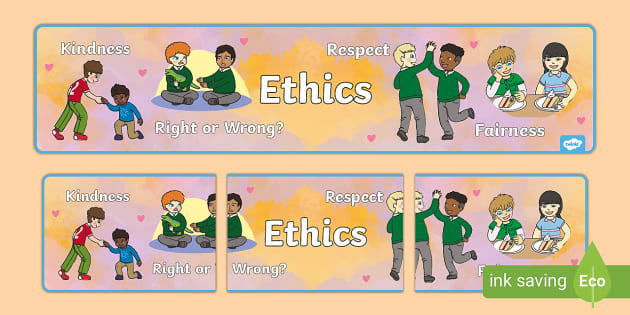 NEW KS1 Ethics Display Banner teacher Made Twinkl