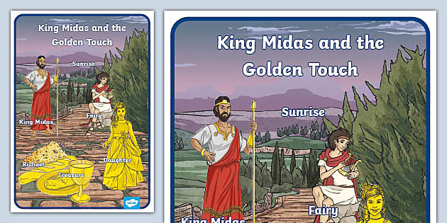 The Golden Touch, A Greek Folk Tale, Story of King Midas