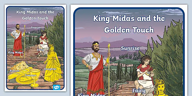 King Midas Golden Touch - Golden Touch - Posters and Art Prints