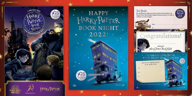 FREE! - Harry Potter Book Night Event Kit Pack 2022 - Twinkl