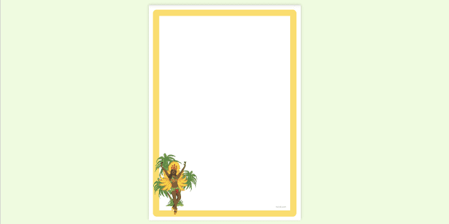 FREE! - Simple Blank Carnival Page Border | Page Borders | Twinkl