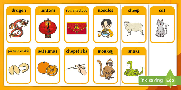 vocabulary for chinese new year