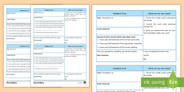 assignment assessment deutsch