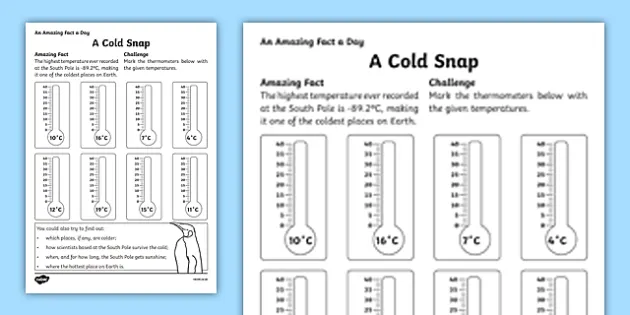 temperature activity measurement science twinkl