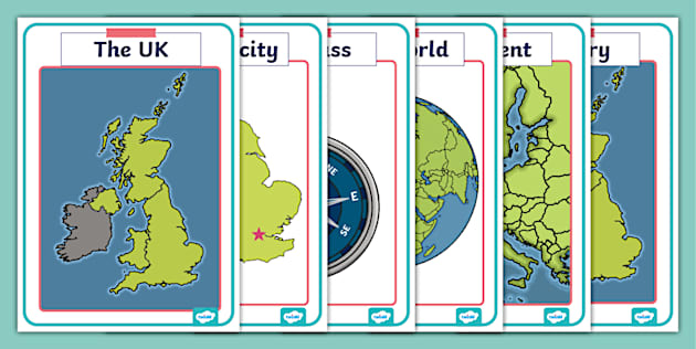 Geo Wonderers KS1 The UK Display Posters Lesson One - Twinkl