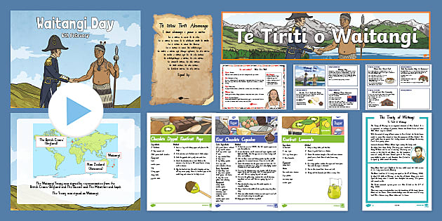 Waitangi Day NZ Teaching Resource Pack (teacher made)