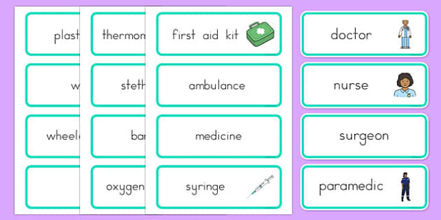 10 Words Related To Hospital