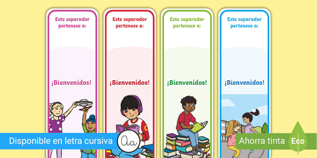 Vuelta al colegio: regalo de bienvenida (Español) - material de la
