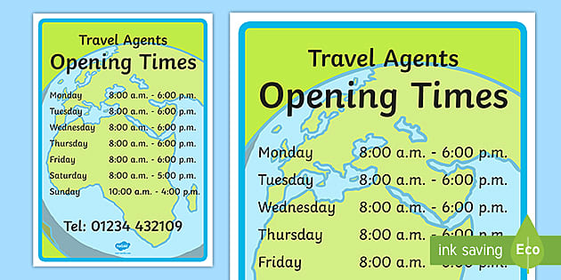 travellers opening times