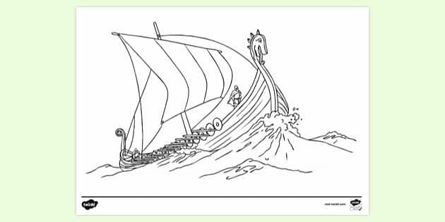 viking row boats clip art