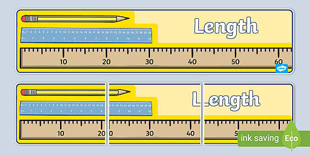 Length Banner First and Second Classes (teacher made)
