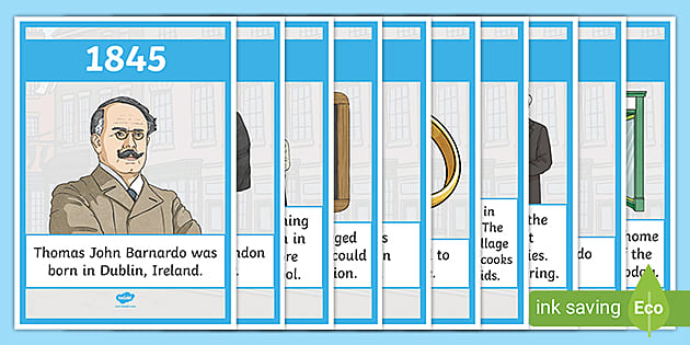 Dr Barnardo Timeline Posters - CfE Teaching Resource