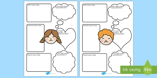 1 worksheet grade bullying Bullying bully,  bullying, behaviour Worksheets good