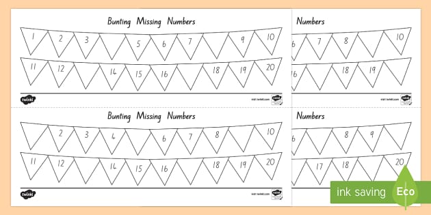 bunting-missing-number-to-20-worksheet-worksheet