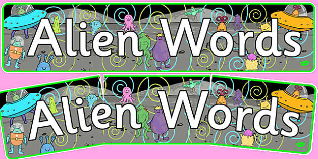 Big Alien Words