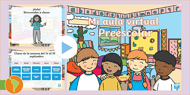 Powerpoint: Aula Virtual Preprimaria (Hecho Por Educadores)