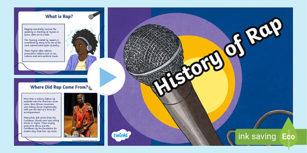 history of rap presentation