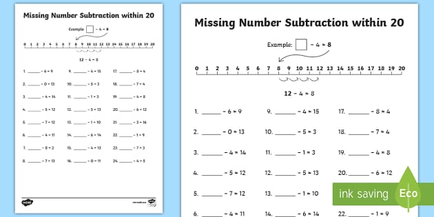 missing-number-subtraction-within-20-worksheet-worksheet