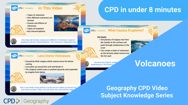 Physical Geography Volcanoes CPD (teacher Made) - Twinkl