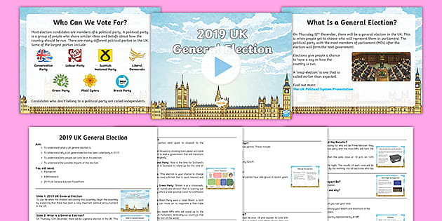 KS2 General Election 2019 Assembly Script and PowerPoint Pack