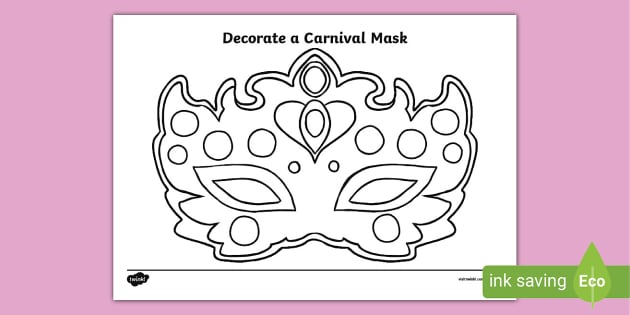 Cómo hacer un antifaz. How to make a carnival mask 