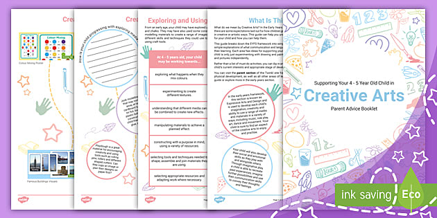 A Parent Guide to Creative Arts for Ages 4 - 5