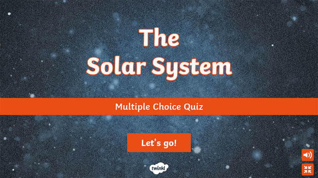 The Solar System Multiple Choice Quiz