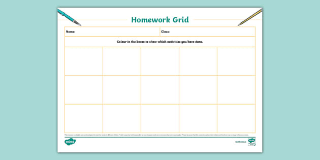 mountains homework grid