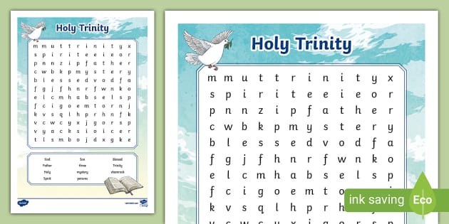 Holy Trinity Word Search (teacher Made) - Twinkl